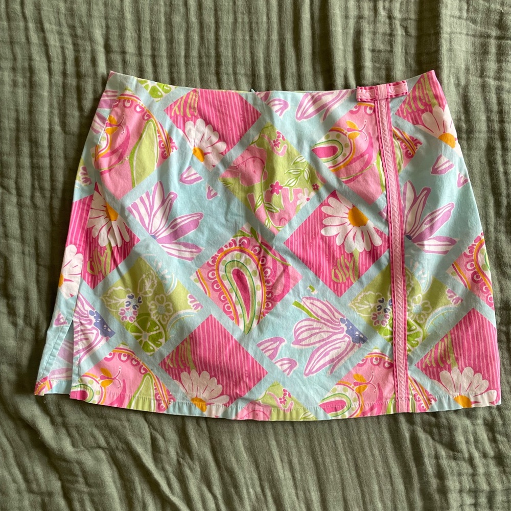 Lilly Pulitzer Skort “Adios Elephant Patch”